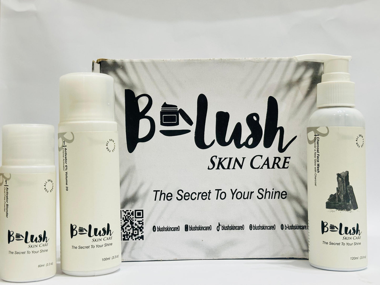 Blush Skincare Skin Polisher Saloon & Charcoal whitening Facewash