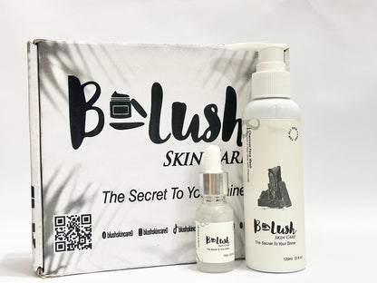 Blush Skincare Charcoal whitening Facewash & whitening Serum